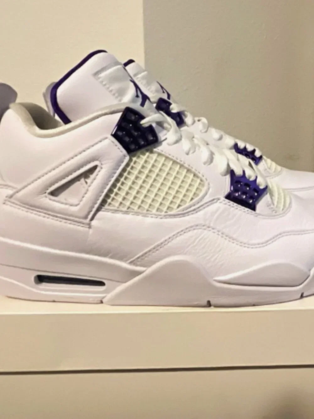 Jordan Air Jordan 4 Retro Purple Metallic WhiteCourt Purple